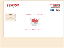 Tablet Screenshot of datagen.eu