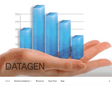 Tablet Screenshot of datagen.com